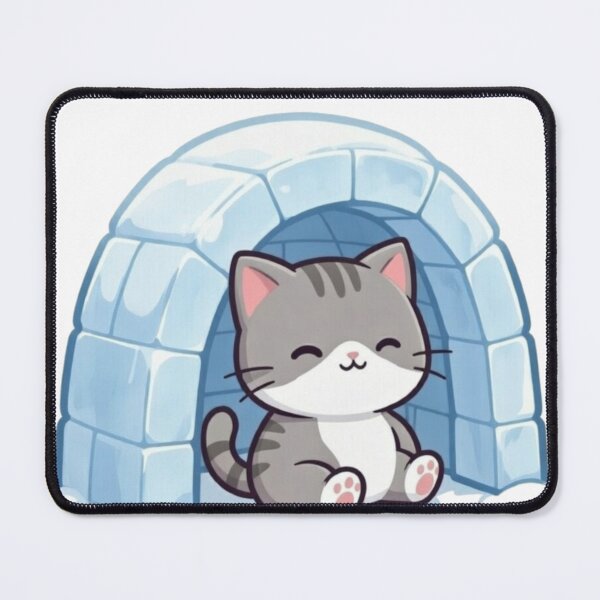Item preview, Pretty cat in its igloo designed and sold by UrbanView.