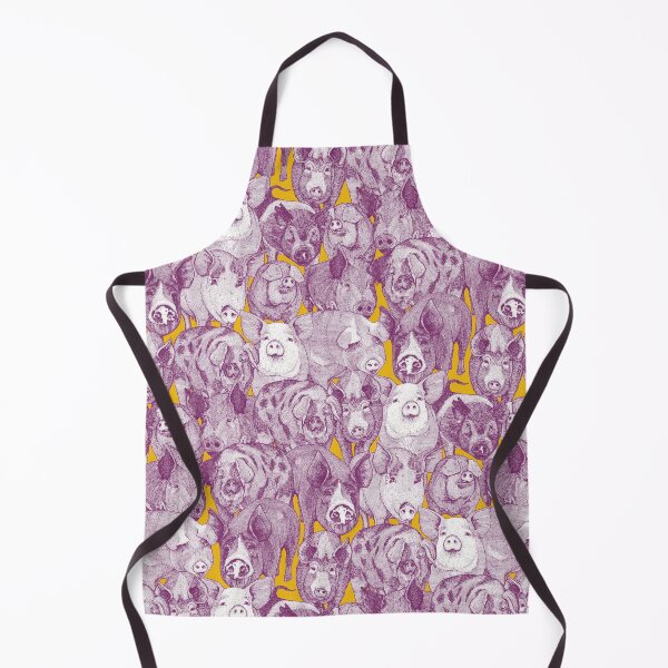 Item preview, just pigs purple yellow designed and sold by scrummy.
