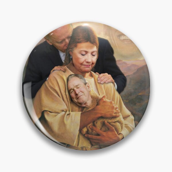 Item preview, Funny Political Meme with Joe Biden, Hillary Clinton, W Bush, and Obama designed and sold by StressFreeThds.