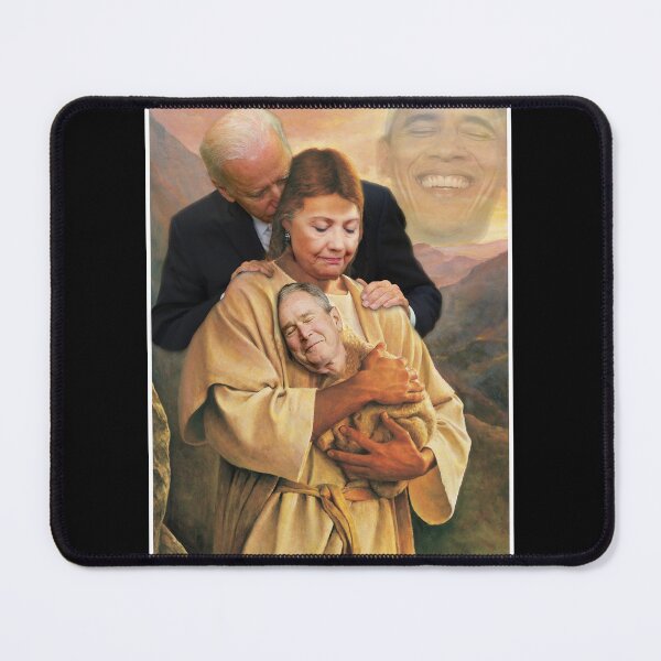 Item preview, Funny Political Meme with Joe Biden, Hillary Clinton, W Bush, and Obama designed and sold by StressFreeThds.