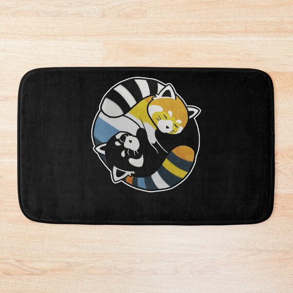 Item preview, Aroace Red Panda Yin Yang LGBT Asexual Aromantic Pride Flag designed and sold by Clara Hollins.