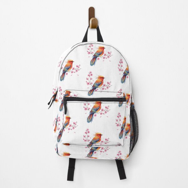 Item preview, Vibrant Phoenix Bird with Pink Cherry Blossoms designed and sold by TeeARTHY.
