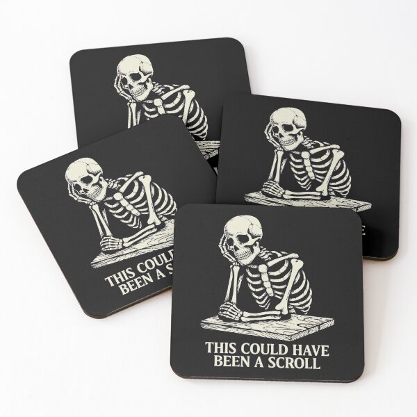 Item preview, Skeleton Sitting Waiting Bored designed and sold by SignumShop.