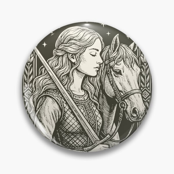 Item preview, Princess & Horse Medieval Lady Knight Renaissance    designed and sold by Y-Vibes.