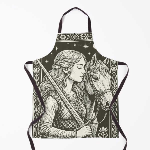 Item preview, Princess & Horse Medieval Lady Knight Renaissance designed and sold by Y-Vibes.