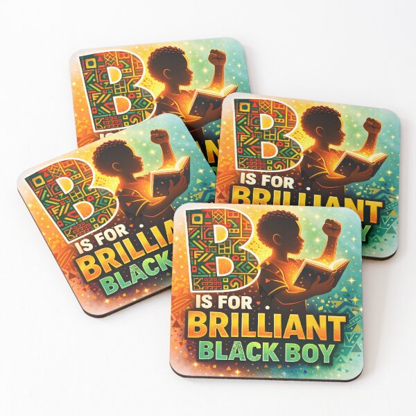 Item preview, B is for Brilliant Black Boy t-shirt designed and sold by JaaCreativeShop.