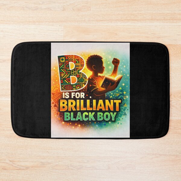 Item preview, B is for Brilliant Black Boy t-shirt designed and sold by JaaCreativeShop.