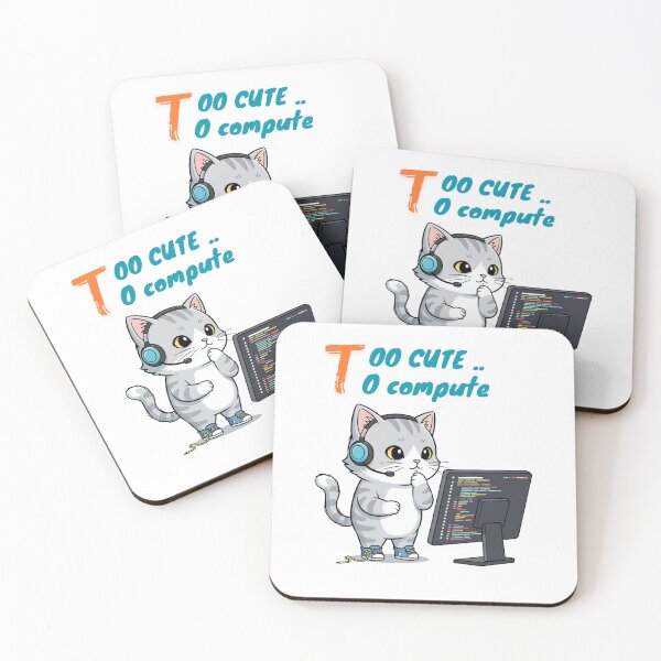 Item preview, too cute to compute designed and sold by Fatimalak.