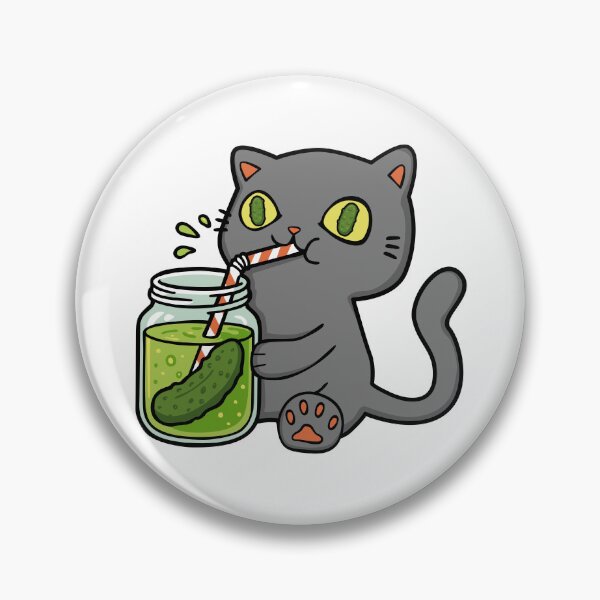 Item preview, Pickle Juice Loving Kitty Cat designed and sold by KatelynMitalski.