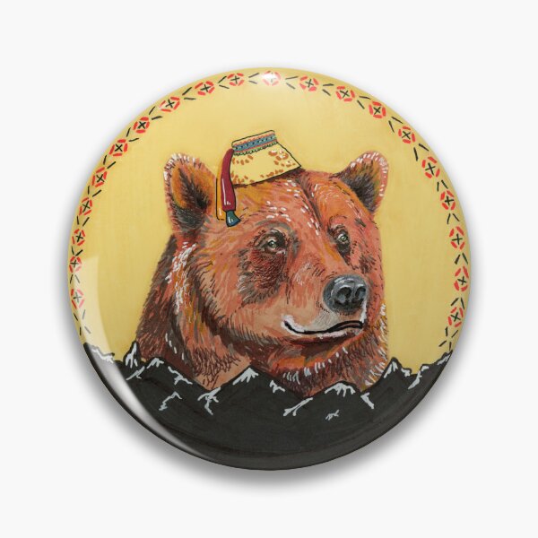 Item preview, Mountain Bear in Folk Style designed and sold by Erikmakesart.