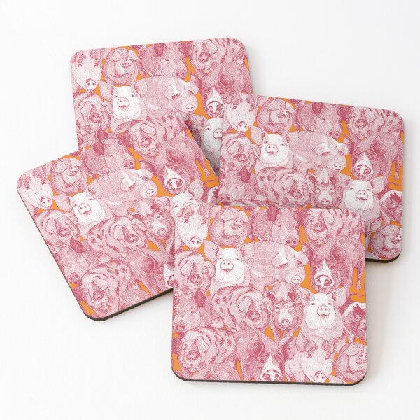 Item preview, just pigs viva magenta satsuma designed and sold by scrummy.
