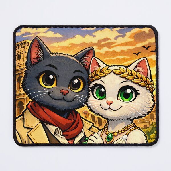 Item preview, The Rome Cats in Love designed and sold by MeowStory.