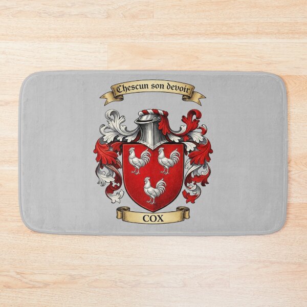 Item preview, The Cox Family Coat of Arms designed and sold by BagTown Clans.