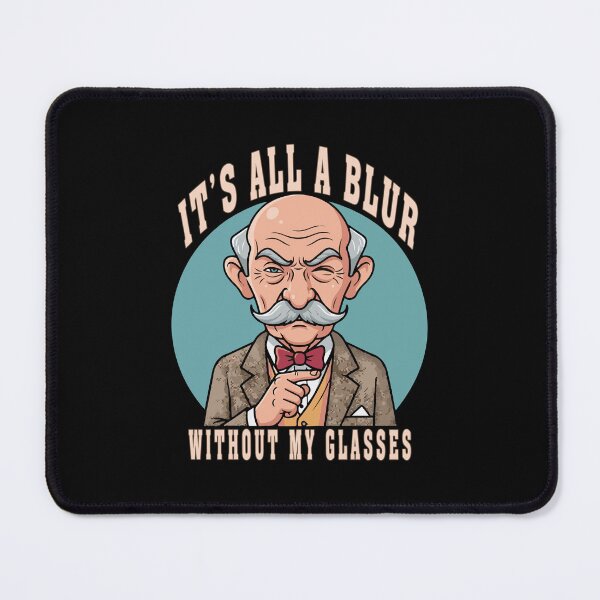 Item preview, Funny Eyesight Problems - Blurry Vision Retro Cartoon - It's All A Blur designed and sold by CrewGifted.