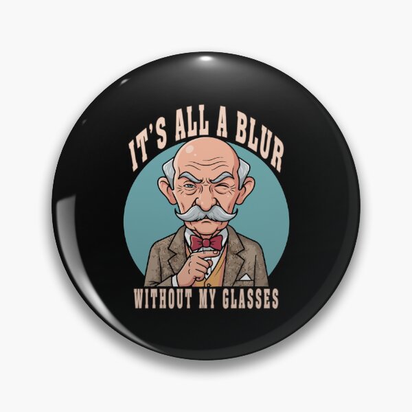 Item preview, Funny Eyesight Problems - Blurry Vision Retro Cartoon - It's All A Blur designed and sold by CrewGifted.