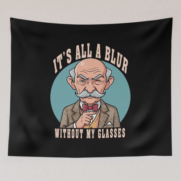 Item preview, Funny Eyesight Problems - Blurry Vision Retro Cartoon - It's All A Blur designed and sold by CrewGifted.