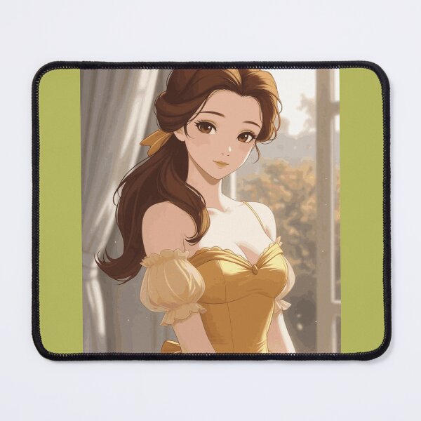 Item preview, Beautiful princess in yellow dress anime style designed and sold by Danime Planet.