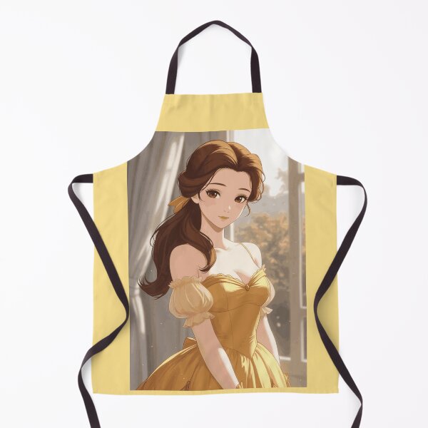 Item preview, Beautiful princess in yellow dress anime style designed and sold by Danime Planet.
