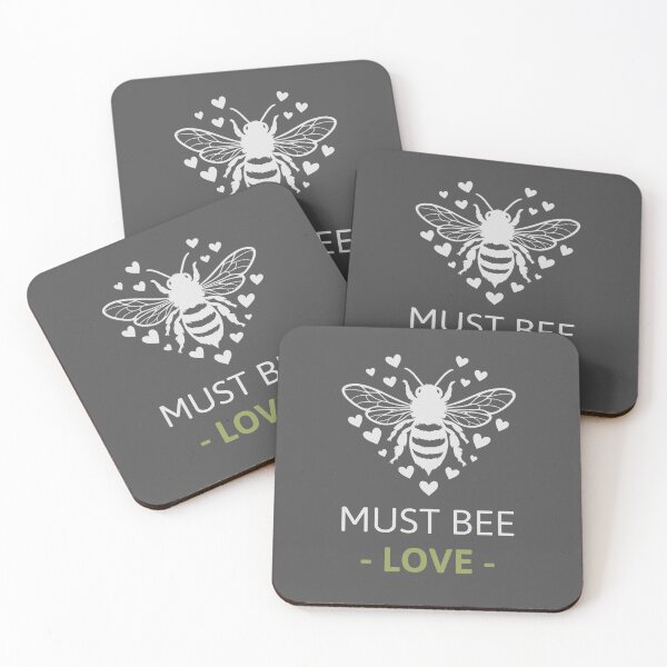Item preview, must bee love quote cute bee designed and sold by vibrant1502.