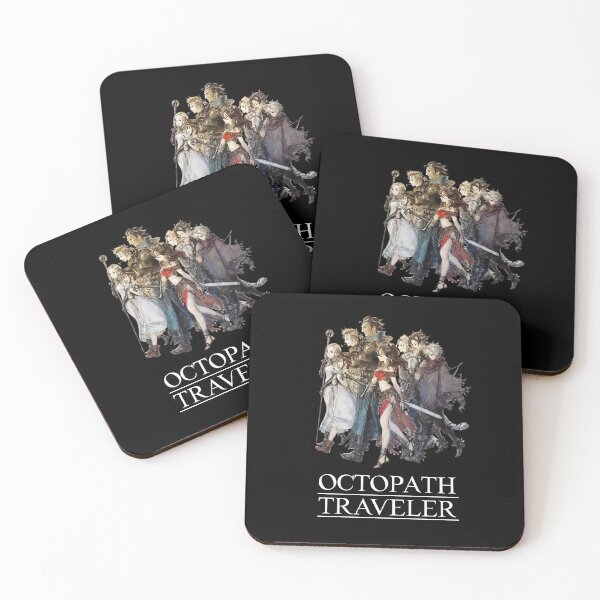 Item preview, Octopath Traveler® - Travelers Logo [w/ White Text] designed and sold by SWISH-Design.
