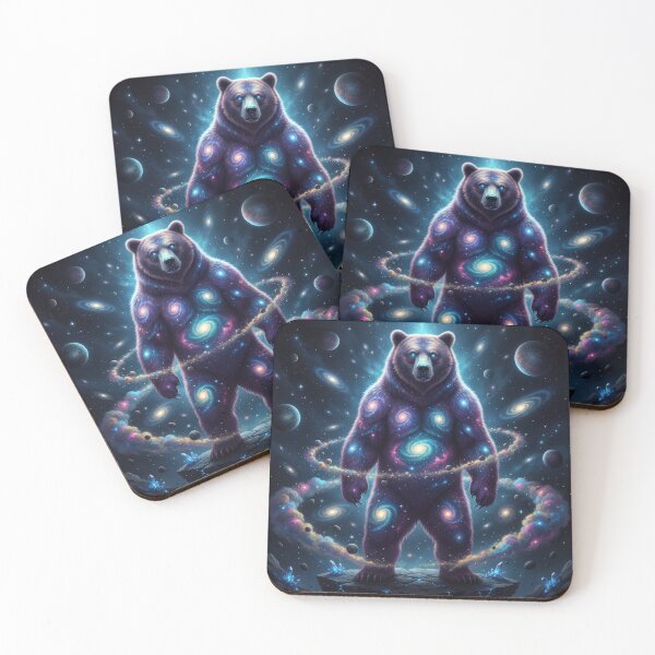 Item preview, Cosmic Grizzly Bear - Nebula designed and sold by Cosmic Zoo.