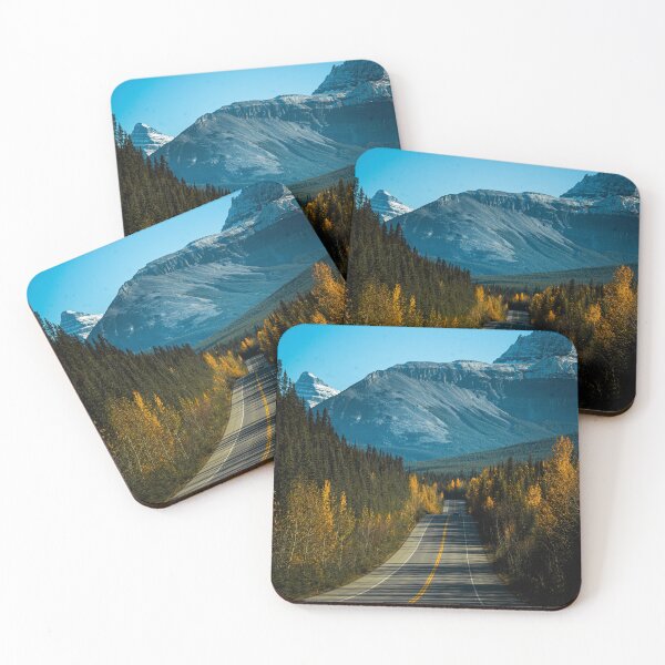 Item preview, Endless Mountain Road in Autumn Forest designed and sold by The Devil's Bargain.