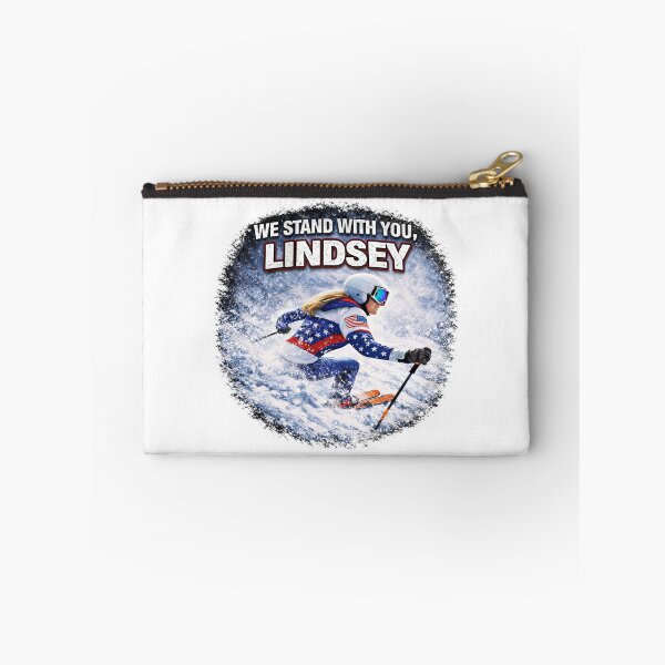 Item preview, We Stand With You Lindsey - Alpine Skiing Support Art designed and sold by emaga.