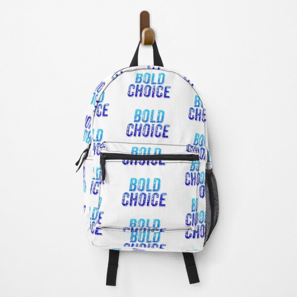 Item preview, Bold Choice, Blue Gritty Grunge Typography designed and sold by Memes N Lore .