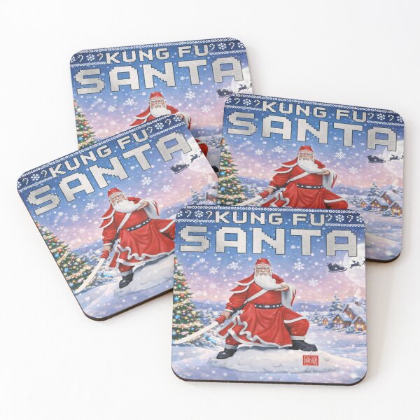 Item preview, Kwan Yu Kung Fu Santa Claus Warrior of Honor and Holiday Spirit designed and sold by Fei Long Design Hub.