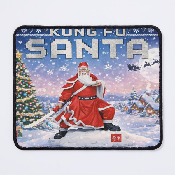 Item preview, Kwan Yu Kung Fu Santa Claus Warrior of Honor and Holiday Spirit designed and sold by Fei Long Design Hub.
