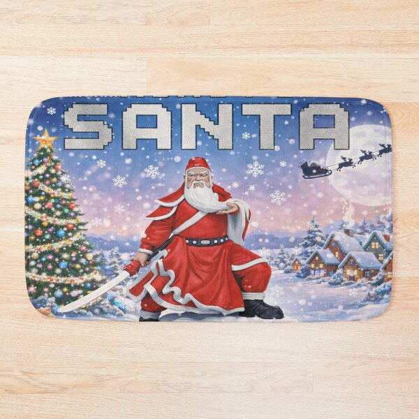 Item preview, Kwan Yu Kung Fu Santa Claus Warrior of Honor and Holiday Spirit designed and sold by Fei Long Design Hub.