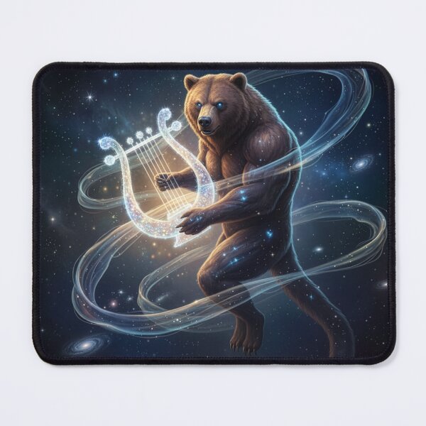 Item preview, Cosmic Grizzly Bear - Lyra designed and sold by Cosmic Zoo.