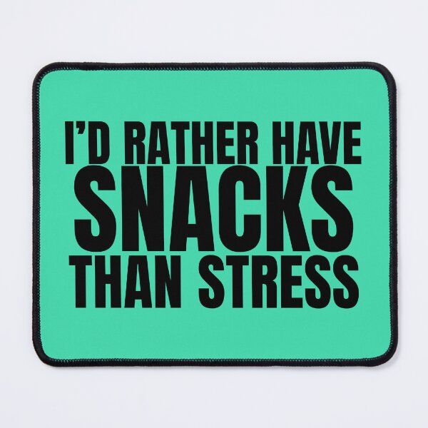 Artikelvorschau, Lieber Snacks als Stress – denn manchmal sind Snacks wirklich die Lösung. entworfen und verkauft von Qcima.