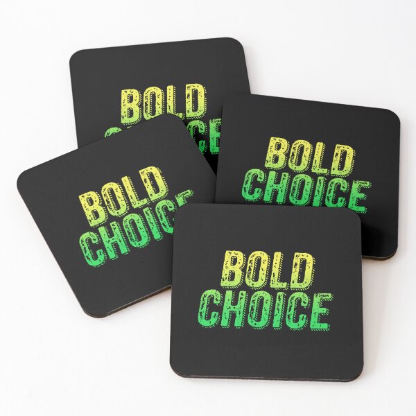 Item preview, Bold Choice, Green Gritty Grunge Typography designed and sold by Memes N Lore .