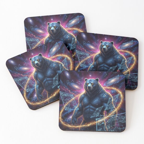 Item preview, Cosmic Grizzly Bear - Astra designed and sold by Cosmic Zoo.