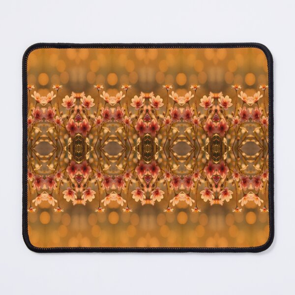 Item preview, Orange Bokeh Floral Pattern designed and sold by Sachie's Studio.