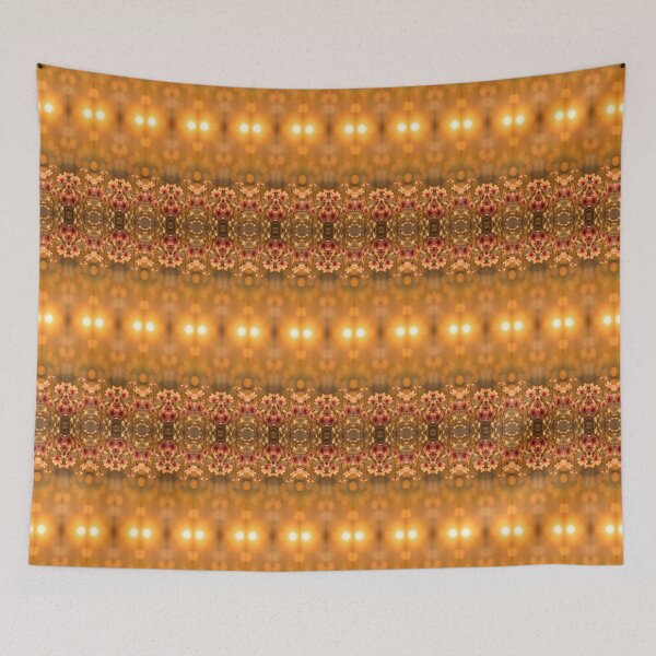 Item preview, Orange Bokeh Floral Pattern designed and sold by Sachie's Studio.