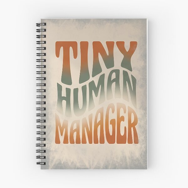Item preview, Tiny human manager typographi designed and sold by 4Creative Media.