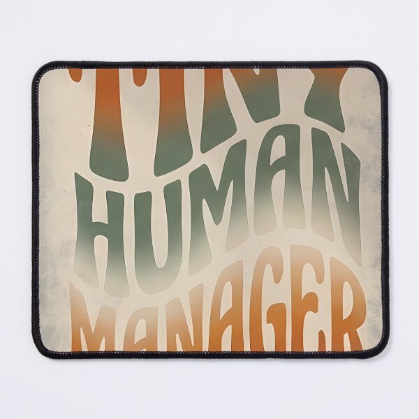 Item preview, Tiny human manager typographi designed and sold by 4Creative Media.
