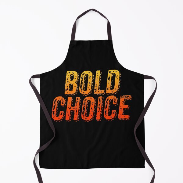 Item preview, Bold Choice, Orange Gritty Grunge Typography designed and sold by Memes N Lore .