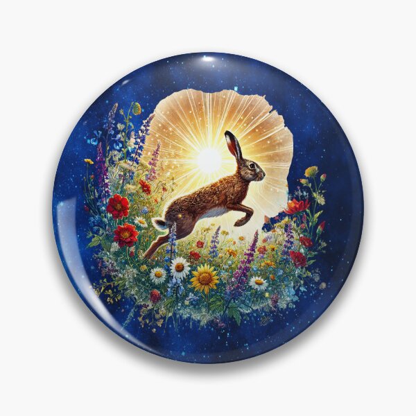 Item preview, Sunburst Hare — Joy, Vitality, and the Power of the Summer Solstice designed and sold by MysticOzzy.
