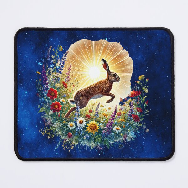 Item preview, Sunburst Hare — Joy, Vitality, and the Power of the Summer Solstice designed and sold by MysticOzzy.