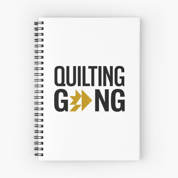 Item preview, Modern Quilting Gang Typography | Minimalist Quilt Block Design designed and sold by Twenty2Creative.