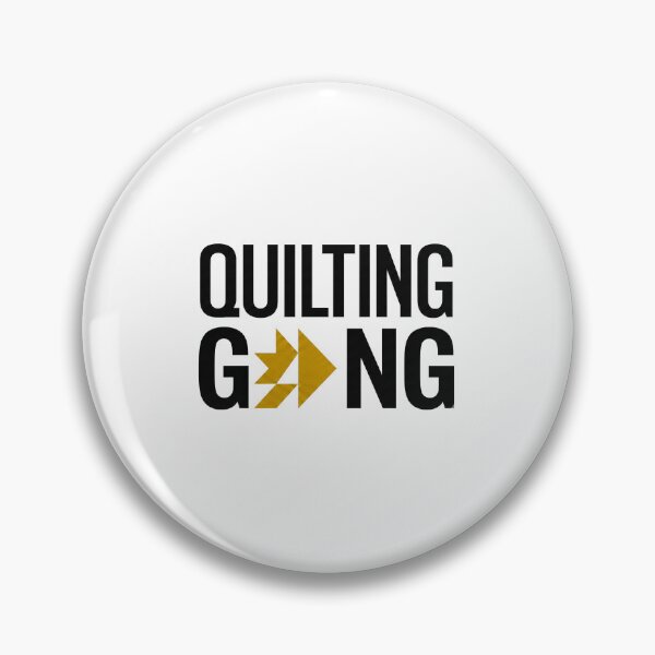 Item preview, Modern Quilting Gang Typography | Minimalist Quilt Block Design designed and sold by Twenty2Creative.