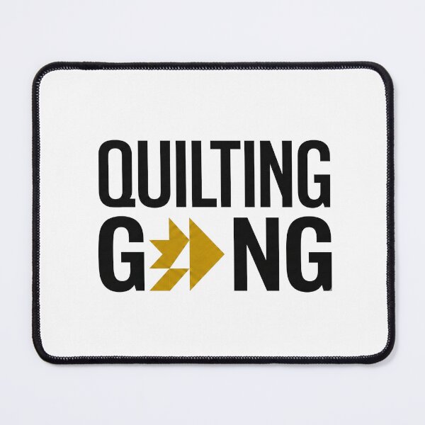 Item preview, Modern Quilting Gang Typography | Minimalist Quilt Block Design designed and sold by Twenty2Creative.