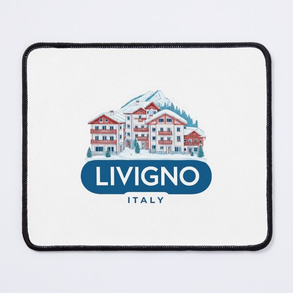Item preview, Livigno Italy Alpine Ski Resort Chalets Snow Mountain Village Sticker designed and sold by Blurbean.