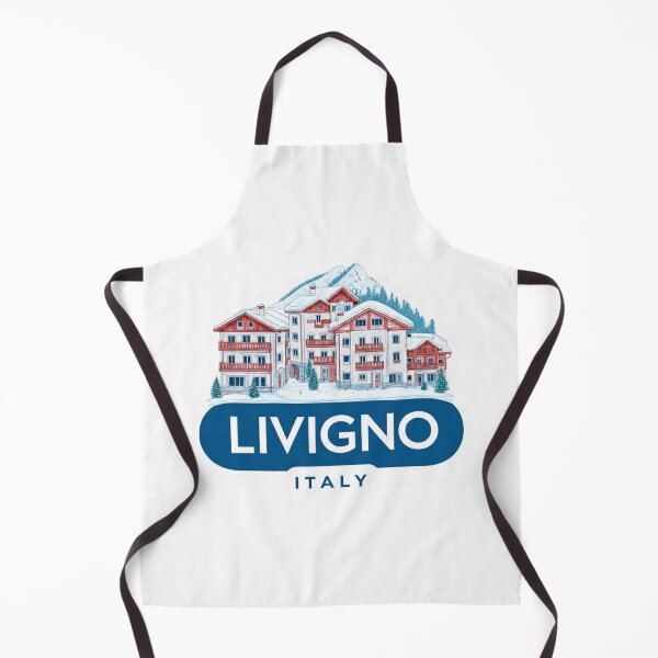 Item preview, Livigno Italy Alpine Ski Resort Chalets Snow Mountain Village Sticker designed and sold by Blurbean.
