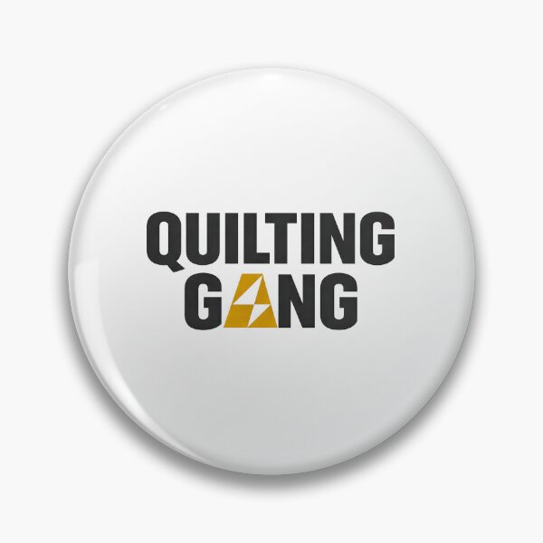 Item preview, Modern Quilting Gang Typography | Minimalist Quilt Block Design designed and sold by Twenty2Creative.