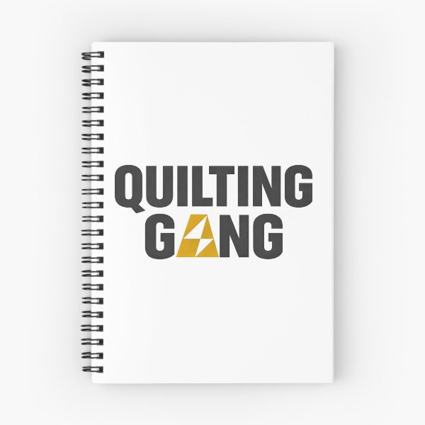 Item preview, Modern Quilting Gang Typography | Minimalist Quilt Block Design designed and sold by Twenty2Creative.