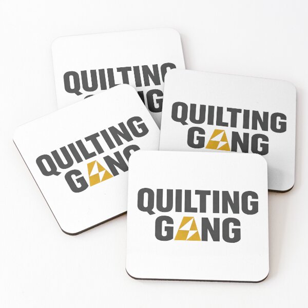 Item preview, Modern Quilting Gang Typography | Minimalist Quilt Block Design designed and sold by Twenty2Creative.